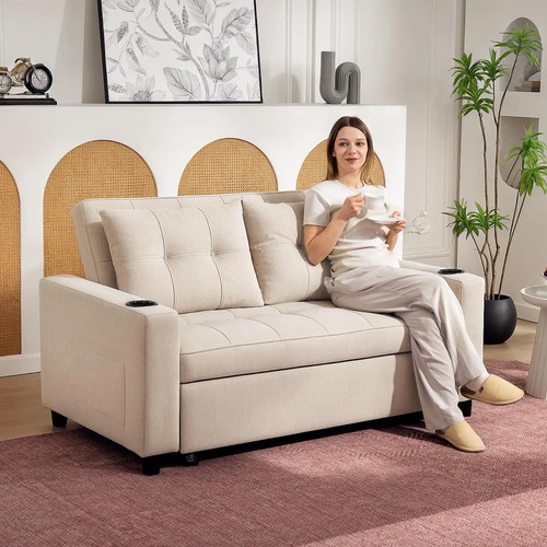 2seater pull out - out, sofa