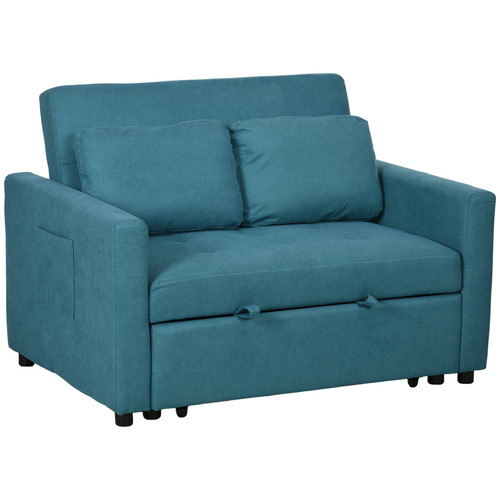 Sofa bed 120x84x86cm blue - sofa,