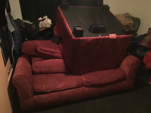 Two seater bed - and, arm
