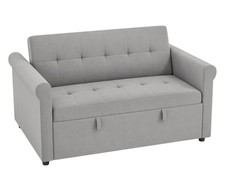 HOMCOM Two-Seater Velvet-Feel