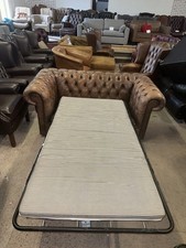 Chesterfield Tan Real Leather