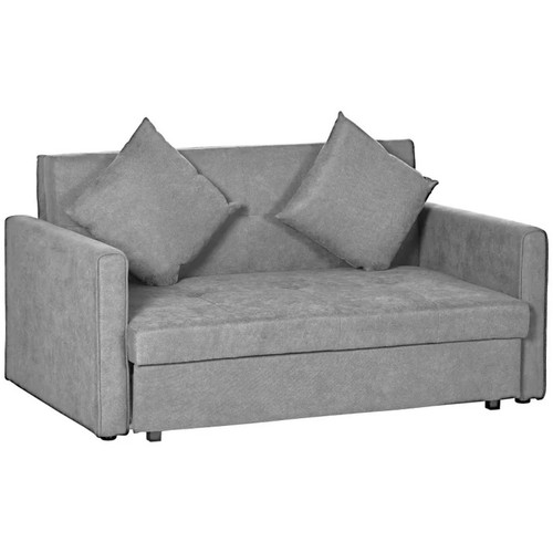 Homcom snow flannel - snow, two-seater