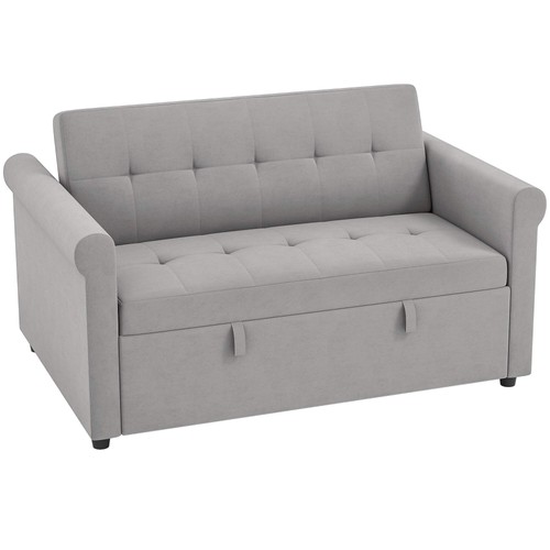 Two seater velvet feel - two-seater, sofa