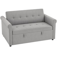 HOMCOM Two-Seater Velvet-Feel
