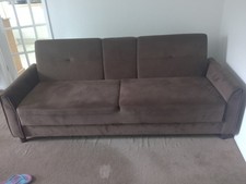 Two-seater sofa bed in